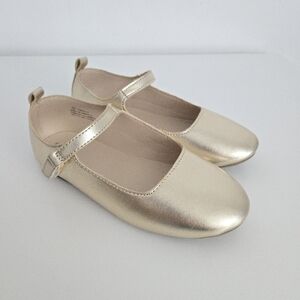 Toddler Gold Ballet Flats Size 11